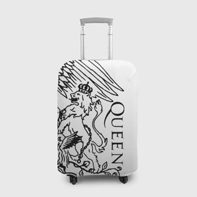 Чехол для чемодана 3D с принтом Queen в Курске, 86% полиэфир, 14% спандекс | двустороннее нанесение принта, прорези для ручек и колес | paul rodgers | queen | брайан мэй | джон дикон | квин | меркури | меркьюри | мэркури | роджер тейлор | рок группа | фредди | фреди