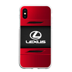 Чехол для iPhone XS Max матовый с принтом LEXUS SPORT в Курске, Силикон | Область печати: задняя сторона чехла, без боковых панелей | auto | car | lexus | автомобиль | лексус | марка