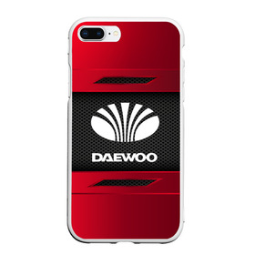 Чехол для iPhone 7Plus/8 Plus матовый с принтом DAEWOO SPORT в Курске, Силикон | Область печати: задняя сторона чехла, без боковых панелей | auto | car | daewoo | автомобиль | марка