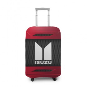 Чехол для чемодана 3D с принтом ISUZU SPORT в Курске, 86% полиэфир, 14% спандекс | двустороннее нанесение принта, прорези для ручек и колес | auto | car | isuzu | автомобиль | марка