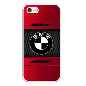 Чехол для iPhone 5/5S матовый с принтом BMW SPORT в Курске, Силикон | Область печати: задняя сторона чехла, без боковых панелей | auto | bmw | car | автомобиль | бмв | марка