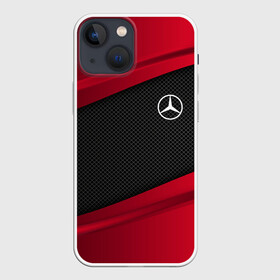 Чехол для iPhone 13 mini с принтом MERCEDES BENZ SPORT в Курске,  |  | auto | car | carbon | mercedes | mercedes benz | автомобиль | машина | мерседес