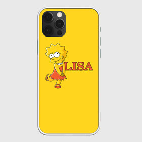 Чехол для iPhone 12 Pro Max с принтом Lisa в Курске, Силикон |  | Тематика изображения на принте: simpsons | елизавета | лиза | лизон | симпсоны