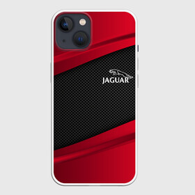 Чехол для iPhone 13 с принтом JAGUAR SPORT в Курске,  |  | auto | car | carbon | jaguar | автомобиль | машина