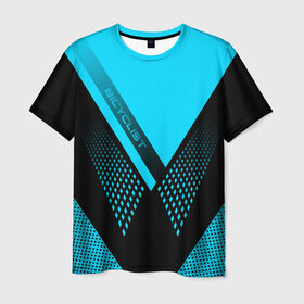Мужская футболка 3D с принтом Bicyclist в Курске, 100% полиэфир | прямой крой, круглый вырез горловины, длина до линии бедер | Тематика изображения на принте: bicyclist | sport | велосипедист | велоспорт