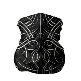 Бандана-труба 3D с принтом Tribal Pattern в Курске, 100% полиэстер, ткань с особыми свойствами — Activecool | плотность 150‒180 г/м2; хорошо тянется, но сохраняет форму | biker | bodybuilding | cool | fitness | gothic | gym | pattern | sport | style | tattoo | tribal | тату