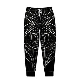 Мужские брюки 3D с принтом Tribal Pattern в Курске, 100% полиэстер | манжеты по низу, эластичный пояс регулируется шнурком, по бокам два кармана без застежек, внутренняя часть кармана из мелкой сетки | biker | bodybuilding | cool | fitness | gothic | gym | pattern | sport | style | tattoo | tribal | тату