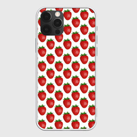 Чехол для iPhone 12 Pro Max с принтом Клубника в Курске, Силикон |  | клубничка | лето | ягода
