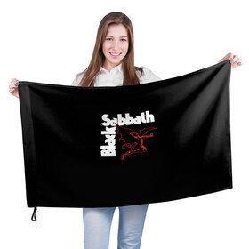 Флаг 3D с принтом BLACK SABBATH в Курске, 100% полиэстер | плотность ткани — 95 г/м2, размер — 67 х 109 см. Принт наносится с одной стороны | black sabbath | билл уорд | блэк саббат | британская рок группа | гизер батлер | группа | музыка | оззи осборн | рок | тони айомми | хеви метал