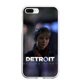 Чехол для iPhone 7Plus/8 Plus матовый с принтом Detroit Become Human - Kara в Курске, Силикон | Область печати: задняя сторона чехла, без боковых панелей | connor | cyberlife | deviant | ps4 | rk800 |  detroit: become human | детроит | детроит: стать человеком | игры | коннор | пиратs | эксклюзив