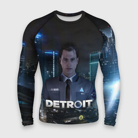 Мужской рашгард 3D с принтом Detroit: Become Human   Connor в Курске,  |  | Тематика изображения на принте: 