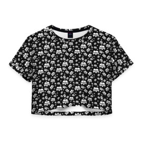 Женская футболка 3D укороченная с принтом Lizer_5 в Курске, 100% полиэстер | круглая горловина, длина футболки до линии талии, рукава с отворотами | lizer | лизер