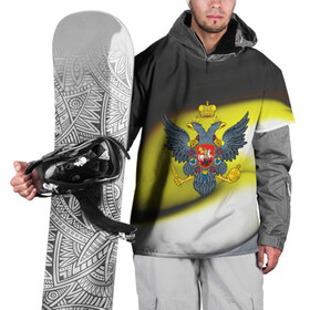 Накидка на куртку 3D с принтом Российская империя в Курске, 100% полиэстер |  | abstraction | grunge | russia | sport | абстракция | герб | краска | русский | символика рф | спорт | спортивный | триколор | униформа | форма | я русский