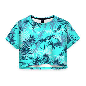 Женская футболка 3D укороченная с принтом GTA San Andreas Tommy Vercetti в Курске, 100% полиэстер | круглая горловина, длина футболки до линии талии, рукава с отворотами | 80 е | gta | vice city |   лето | вай сити | вайс сити | гта | майами | неон | пальмы | пляжная | рубашка | томми версетти | тони монтана