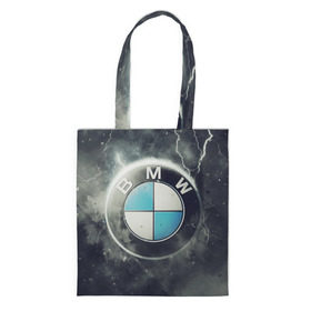 Сумка 3D повседневная с принтом Логотип BMW в Курске, 100% полиэстер | Плотность: 200 г/м2; Размер: 34×35 см; Высота лямок: 30 см | logo bmw | бмв | логотип bmw | логотип бмв