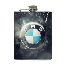 Фляга с принтом Логотип BMW в Курске, металлический корпус | емкость 0,22 л, размер 125 х 94 мм. Виниловая наклейка запечатывается полностью | Тематика изображения на принте: logo bmw | бмв | логотип bmw | логотип бмв
