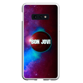 Чехол для Samsung S10E с принтом Bon Jovi в Курске, Силикон | Область печати: задняя сторона чехла, без боковых панелей | Тематика изображения на принте: bon jovi | альбом | арена | бон | бон джови | глэм | группа | джови | джон | метал | музыка | надпись | песни | поп | попрок | рок | рокер | смайл | солист | софт | стена | хард | хеви | хевиметал