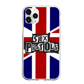 Чехол для iPhone 11 Pro матовый с принтом Sex Pistols в Курске, Силикон |  | англия | британия | панк | флаг