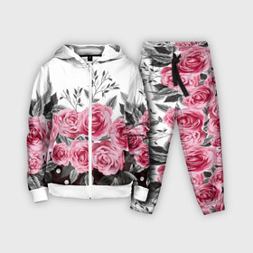 Детский костюм 3D с принтом Rose Trend в Курске,  |  | flowers | hipster | rose | swag | trend | мода | розы | стиль | стильная | цветы