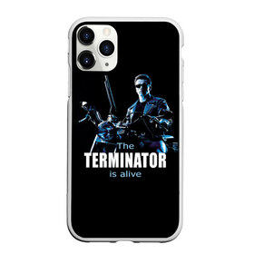 Чехол для iPhone 11 Pro Max матовый с принтом Terminator alive в Курске, Силикон |  | arnold schwarzenegger | арнольд шварценеггер | киборг | кино | терминатор