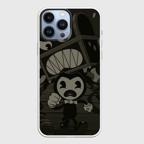 Чехол для iPhone 13 Pro Max с принтом Bendy and the ink machine (34) в Курске,  |  | bendy | bendy and the ink machine | game | horror | ink | machine | trend | video game | бенди | бэнди