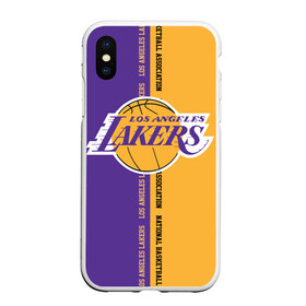 Чехол для iPhone XS Max матовый с принтом Los angeles lakers NBA в Курске, Силикон | Область печати: задняя сторона чехла, без боковых панелей | basketbal | basketball | la | lakers | los angeles | los angeles lakers | national | nba | анжелес | баскетбол | лос анджелес | лэйкерс | национальная бескетбольная ассоциация | нба | онил | шакил