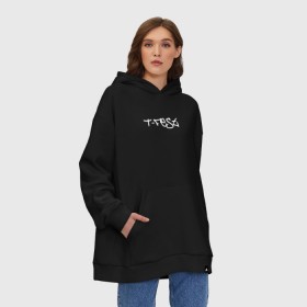 Худи SuperOversize хлопок с принтом T-Fest в Курске, 70% хлопок, 30% полиэстер, мягкий начес внутри | карман-кенгуру, эластичная резинка на манжетах и по нижней кромке, двухслойный капюшон
 | gazgolder | hip hop | mc | rap | t fest | tfest | исполнитель | кирилл | мс | незборецький | реп | репер | речитатив | рэп | рэпер | т | т фест | тфест | украинский | участник | фест | хип | хипхоп | хоп