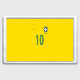 Магнит 45*70 с принтом Роналдиньо в Курске, Пластик | Размер: 78*52 мм; Размер печати: 70*45 | brasil | brazilian | footbal | national | ronaldinho | soccer | time | бразилии | бразилия | национальная | по | роналдиньо | рональдиньо | сборная | футбол | футболу