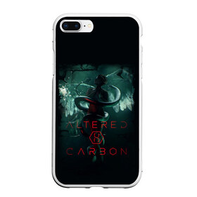 Чехол для iPhone 7Plus/8 Plus матовый с принтом Altered Carbon в Курске, Силикон | Область печати: задняя сторона чехла, без боковых панелей | Тематика изображения на принте: altere | будущее | бэнкрофт | видоизмененный углерод | генетика | джеймс пьюрфой | ковач | марта игареда | наука | неонуар | ортега | ричард морган | фантастика | футуризм | юэль киннаман