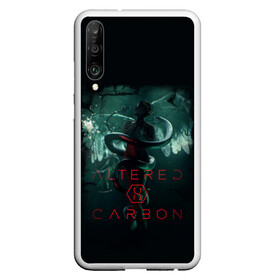 Чехол для Honor P30 с принтом Altered Carbon в Курске, Силикон | Область печати: задняя сторона чехла, без боковых панелей | Тематика изображения на принте: altere | будущее | бэнкрофт | видоизмененный углерод | генетика | джеймс пьюрфой | ковач | марта игареда | наука | неонуар | ортега | ричард морган | фантастика | футуризм | юэль киннаман