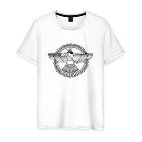 Мужская футболка хлопок с принтом Assyrian в Курске, 100% хлопок | прямой крой, круглый вырез горловины, длина до линии бедер, слегка спущенное плечо. | Тематика изображения на принте: 