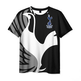 Мужская футболка 3D с принтом Tottenham Exclusive в Курске, 100% полиэфир | прямой крой, круглый вырез горловины, длина до линии бедер | hotspur | тоттенхэм | тоттэнхэм | форма | хотспур