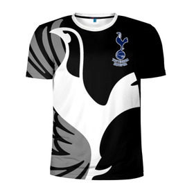 Мужская футболка 3D спортивная с принтом Tottenham Exclusive в Курске, 100% полиэстер с улучшенными характеристиками | приталенный силуэт, круглая горловина, широкие плечи, сужается к линии бедра | Тематика изображения на принте: hotspur | тоттенхэм | тоттэнхэм | форма | хотспур