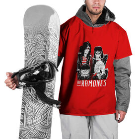 Накидка на куртку 3D с принтом Ramones в Курске, 100% полиэстер |  | группа | джонни | джоуи | ди ди томми | марки | панк | рамон | рамонес | рамоунз | рамоунс | рок | хард