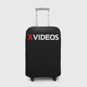 Чехол для чемодана 3D с принтом Xvideos в Курске, 86% полиэфир, 14% спандекс | двустороннее нанесение принта, прорези для ручек и колес | xvideos