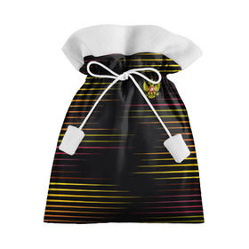Подарочный 3D мешок с принтом RUSSIA - Multi-colored stripes в Курске, 100% полиэстер | Размер: 29*39 см | 