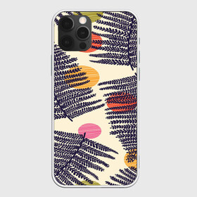 Чехол для iPhone 12 Pro Max с принтом Тропики паттерн в Курске, Силикон |  | Тематика изображения на принте: fashion | leaf | листья | мода | море | отдых | природа | тропики