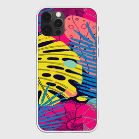 Чехол для iPhone 12 Pro Max с принтом Тропики fashion в Курске, Силикон |  | Тематика изображения на принте: fashion | leaf | листья | мода | море | отдых | природа | тропики