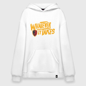 Худи SuperOversize хлопок с принтом Cavaliers - Whatever it Takes в Курске, 70% хлопок, 30% полиэстер, мягкий начес внутри | карман-кенгуру, эластичная резинка на манжетах и по нижней кромке, двухслойный капюшон
 | basketbal | cleveland cavaliers | nba | баскетбол | кливленд кавальерс | нба