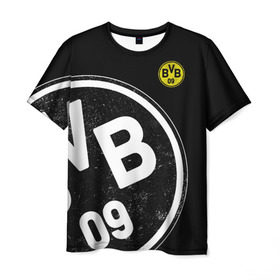 Мужская футболка 3D с принтом Borussia Dortmund Exclusive в Курске, 100% полиэфир | прямой крой, круглый вырез горловины, длина до линии бедер | Тематика изображения на принте: боруссия | дортмунд