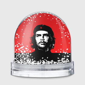 Водяной шар с принтом Che Guevara в Курске, Пластик | Изображение внутри шара печатается на глянцевой фотобумаге с двух сторон | 