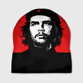 Шапка 3D с принтом Che Guevara в Курске, 100% полиэстер | универсальный размер, печать по всей поверхности изделия | 