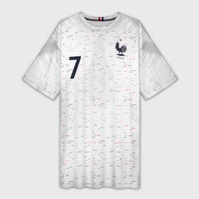 Платье-футболка 3D с принтом Griezmann away WC 2018 в Курске,  |  | antoine | cup | euro | france | griezmann | world | антуан | гризманн | конфедераций | кубок | франция | чемпионат