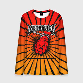 Мужской лонгслив 3D с принтом Metallica в Курске, 100% полиэстер | длинные рукава, круглый вырез горловины, полуприлегающий силуэт | anger | fans | metall | metallica | st | альбом | альбома | группа | логотип | металл | металлика | обложка | фанат