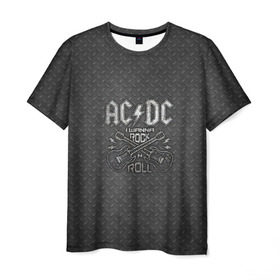 Мужская футболка 3D с принтом AC DC в Курске, 100% полиэфир | прямой крой, круглый вырез горловины, длина до линии бедер | Тематика изображения на принте: ac dc | acdc | acdc ас дс | австралийская | ангус янг | асдс | блюз | группа | крис слэйд | метал | молния | музыка | музыканты | певцы | рок | рок н ролл | стиви янг | хард | хардрок | эксл роуз
