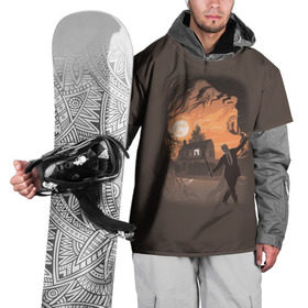 Накидка на куртку 3D с принтом Твин Пикс в Курске, 100% полиэстер |  | Тематика изображения на принте: twin peaks | детектив | драма | сериалы | твин пикс | триллер | фантастика