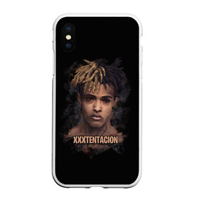 Чехол для iPhone XS Max матовый с принтом XXXTentacion Jahseh Onfroy в Курске, Силикон | Область печати: задняя сторона чехла, без боковых панелей | Тематика изображения на принте: freex | tentacion | xxx | xxxtentacion | тентаньсьен | тентасьён | тентасьон