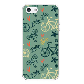 Чехол для iPhone 5/5S матовый с принтом Велосипед Текстура в Курске, Силикон | Область печати: задняя сторона чехла, без боковых панелей | байк | велик | вело | велосипед | велосипеды | велоспорт | с велосипедом | спорт