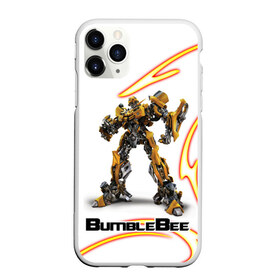 Чехол для iPhone 11 Pro матовый с принтом Bumblebee в Курске, Силикон |  | bumblebee | бамблби | герой | камаро | прайм | трансформеры | фильм | шевроле