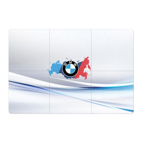Магнитный плакат 3Х2 с принтом BMW BRAND SPORT в Курске, Полимерный материал с магнитным слоем | 6 деталей размером 9*9 см | 